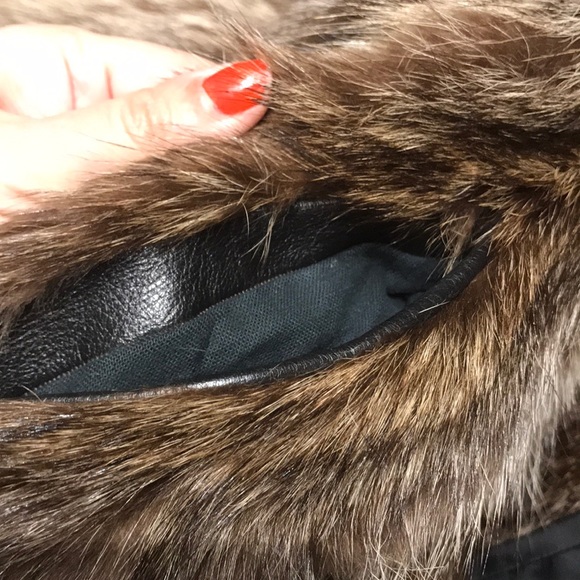 Fur coat knee long casual cocktail party evening - Picture 4 of 8